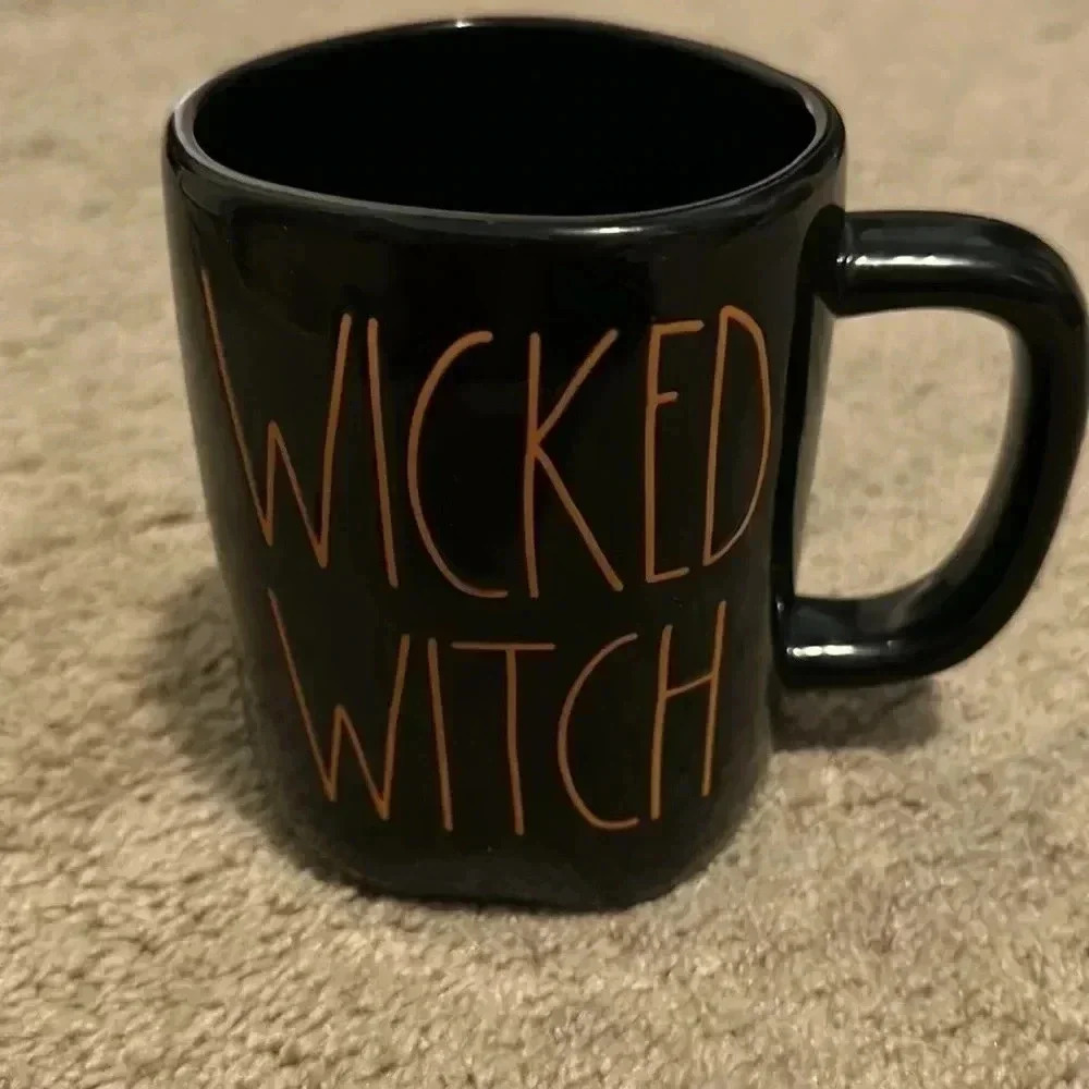 Rae Dunn black Wicked Witch coffee mug